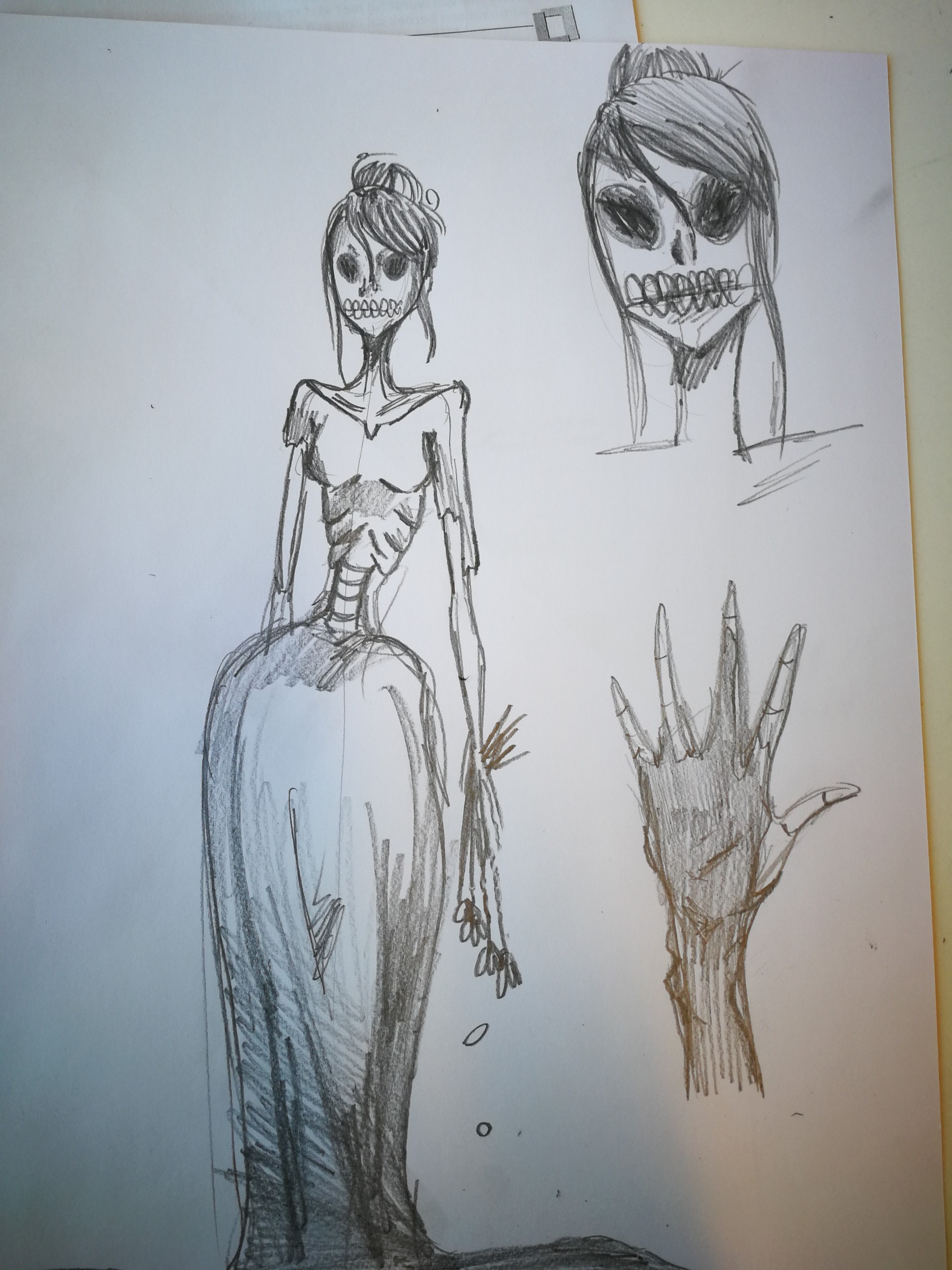 1920x2560 Mickey Raaphorst - Corpse Bride Sketch