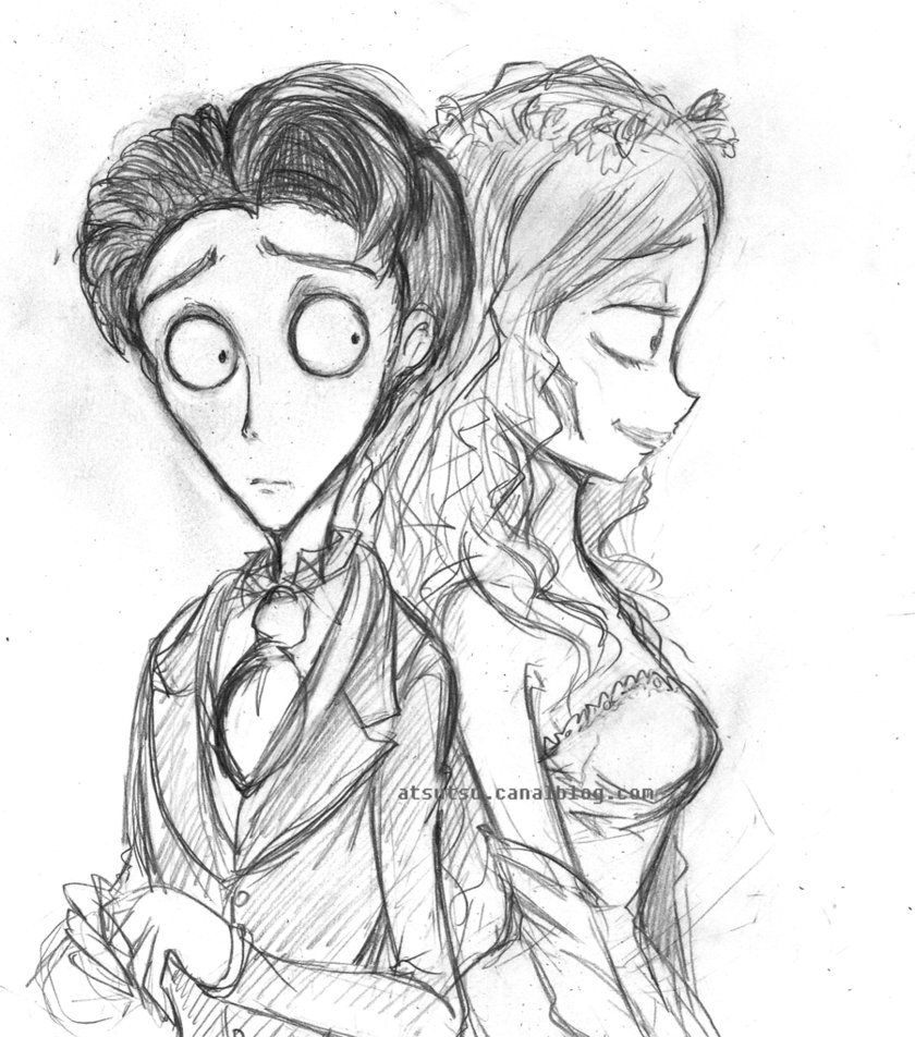 840x952 The Corpse Bride Victor And Emily The Corpse Bride - Corpse Bride.....