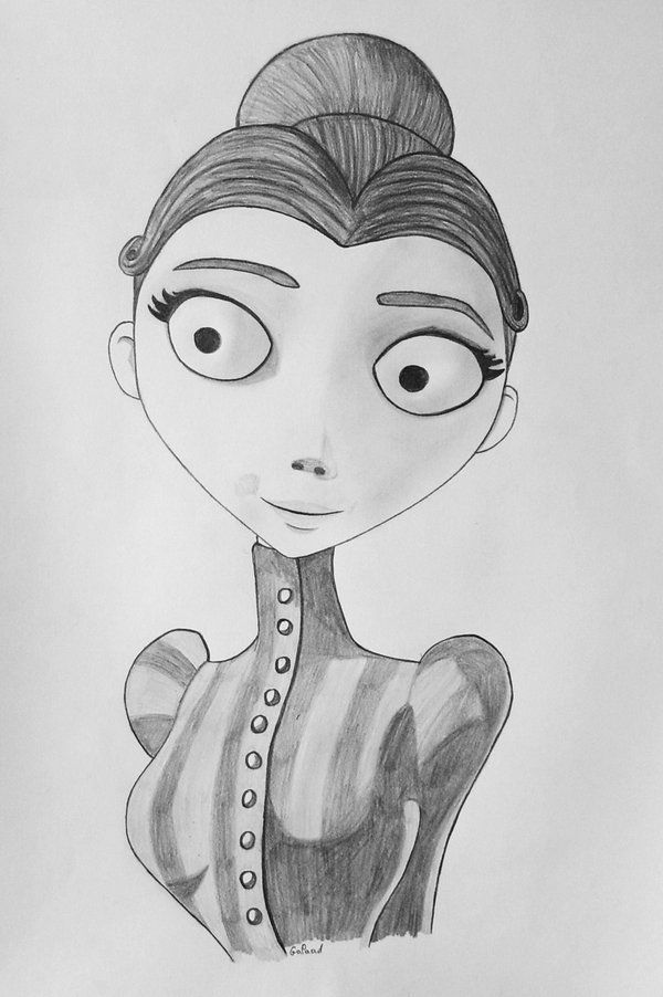 600x902 Corpse Bride Drawing - Corpse Bride Sketch