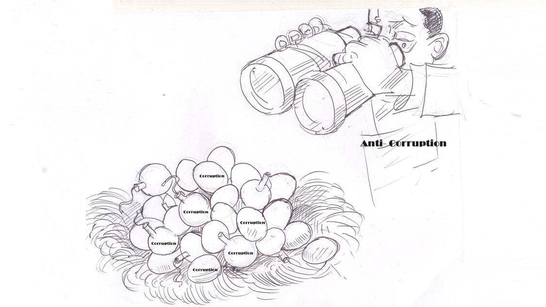 1125x633 Mitigating The Downsides Of The Anti Corruption Campaign! The - Corruption Sketch