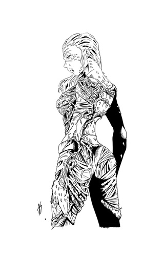 320x495 Just A Updated Ink Version Of The Sketch - Corruption Sketch