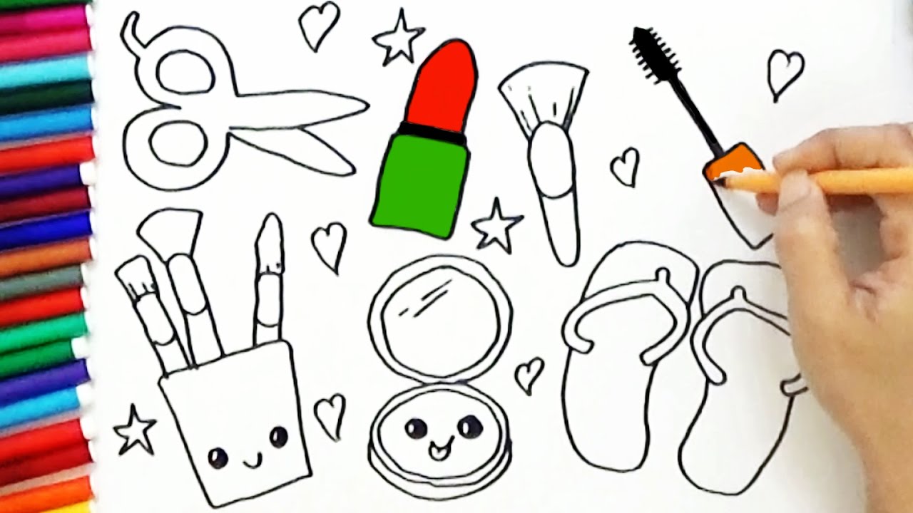 1280x720 Drawing - Cosmetics Sketch