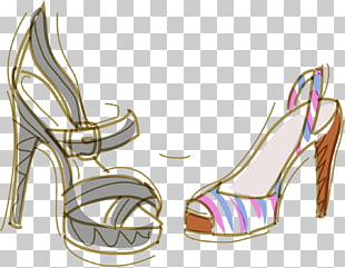 310x241 Drawing Fashion Cosmetics, Sketch Heels Elements Png Clipart - Cosmetics Sketch