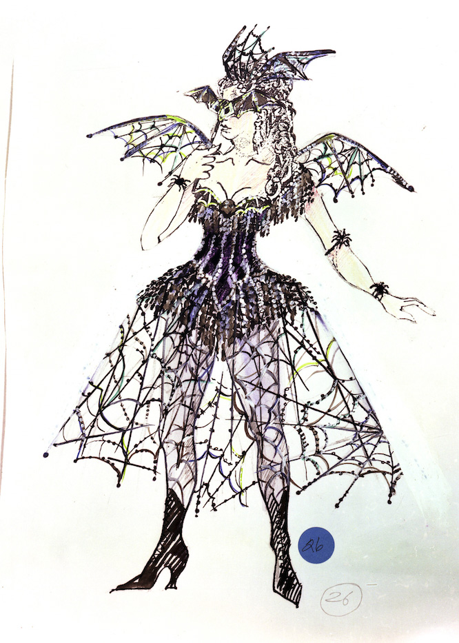 666x933 Flip Through 21 Of The Original Costume Sketches For The Phantom - Costume Sketches