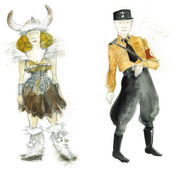 622x585 Gallery Perplex Costume Sketches - Costume Sketches