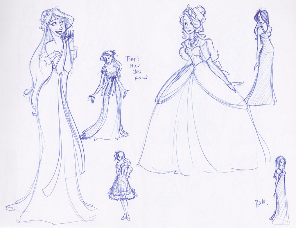 1019x785 Giselle Costume Sketches By Kuabci - Costume Sketches