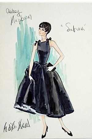 300x450 The Sketch Artist 18 Classic Film Costume Designs By Edith Head - Costume Sketches