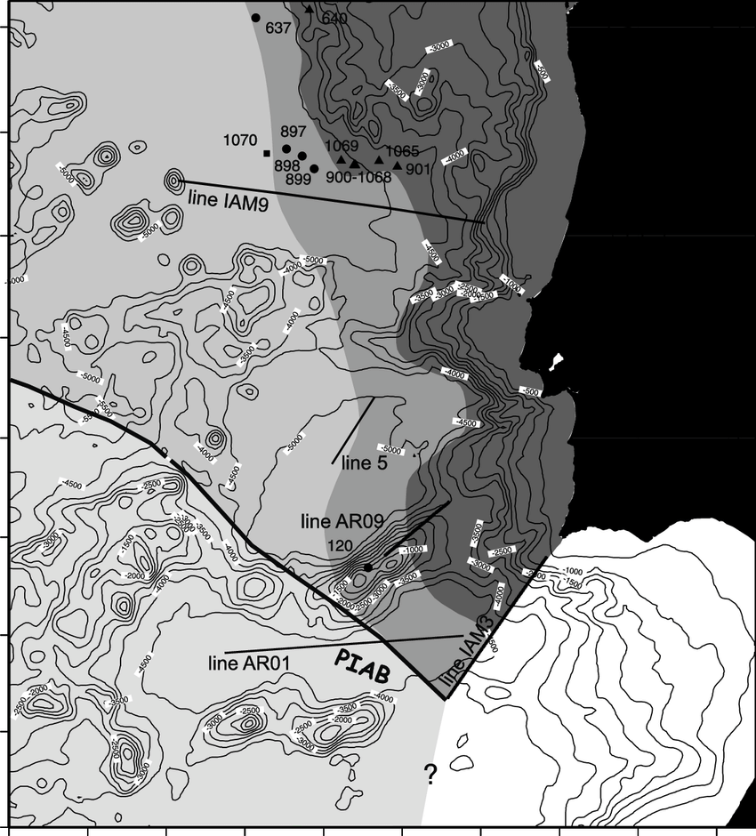 850x940 Sketch Of The Cot Extent Along The W Iberia Margin, Based On This - Cot Sketch