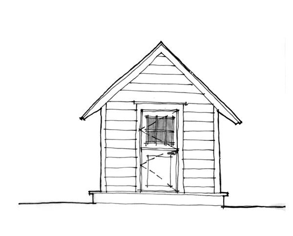 600x484 The Cottage House Life Of An Architect - Cottage Sketch