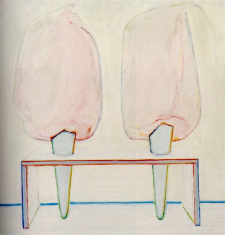 450x470 Cotton Candy By Wayne Thiebaud On Artnet - Cotton Candy Sketch