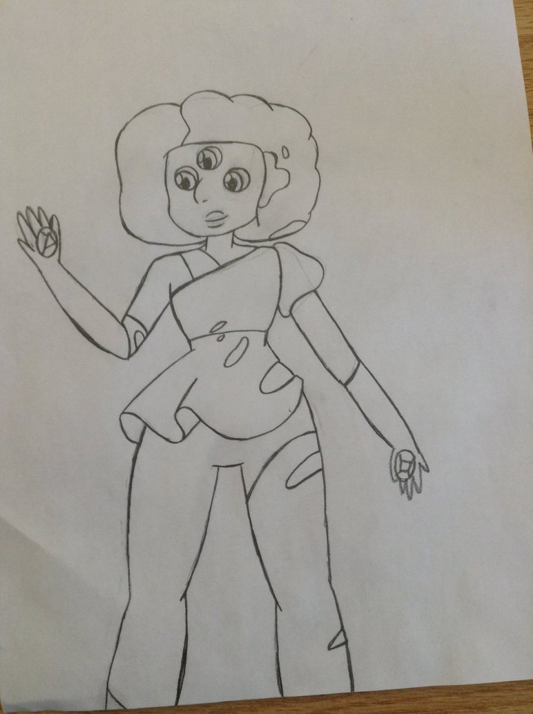 772x1034 Cotton Candy Garnet (The Answer)(Sketch) By Purplelover7 - Cotton Candy Sketch