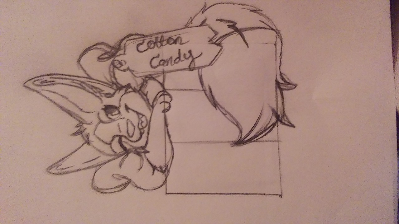 1280x720 Cotton Candy Sketch President By Zenramaru - Cotton Candy Sketch