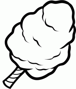 259x302 How To Draw How To Draw Cotton Candy - Cotton Candy Sketch