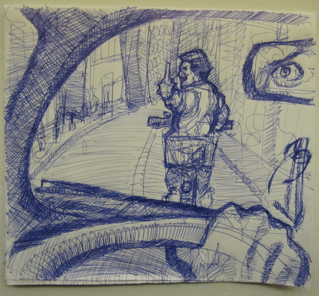 1024x949 Sketch It Taking The Lane The Urban Country - Country Sketches