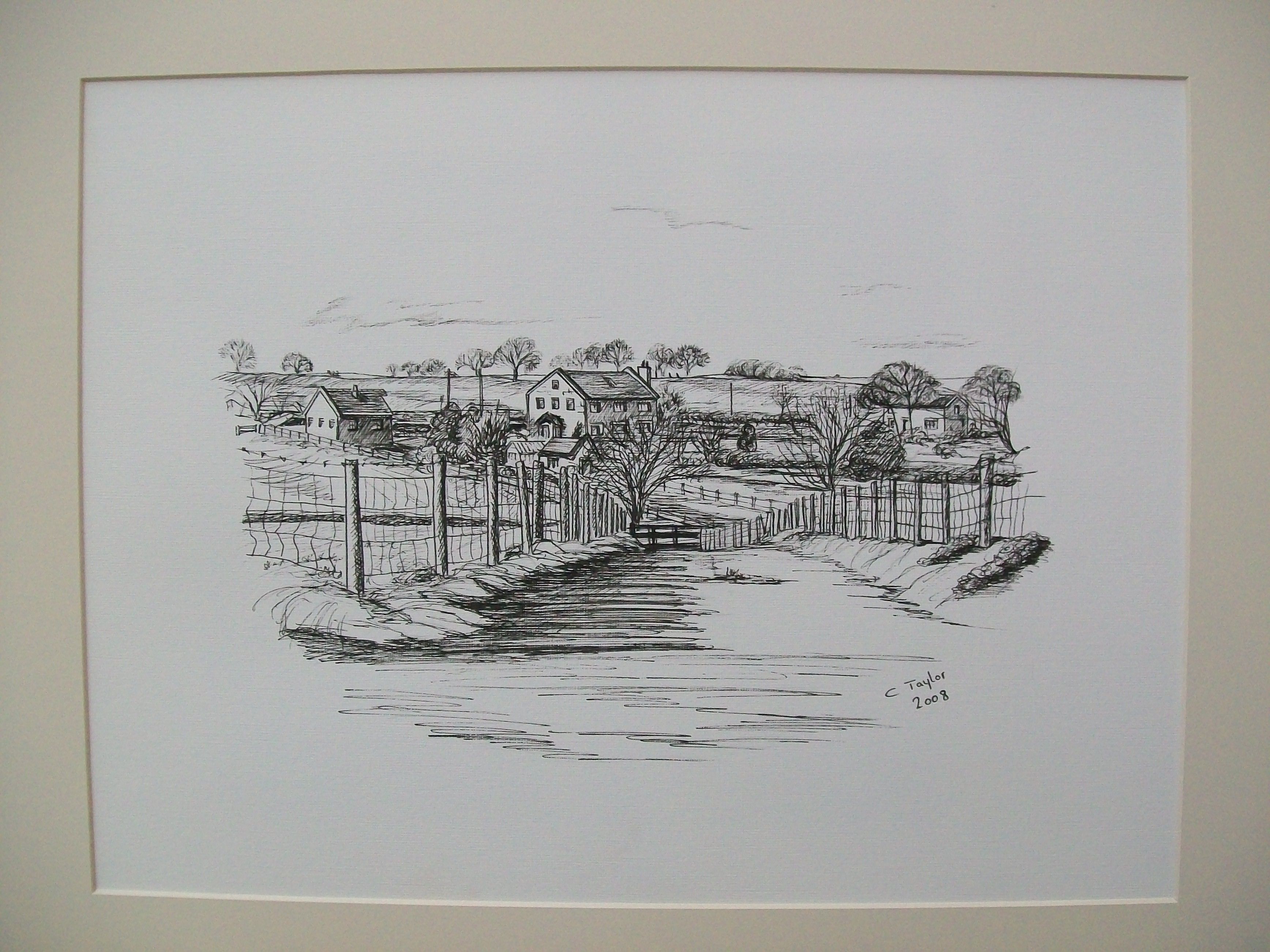 3472x2604 Watling Street Farm Sketchcg Sketches - Countryside Sketch