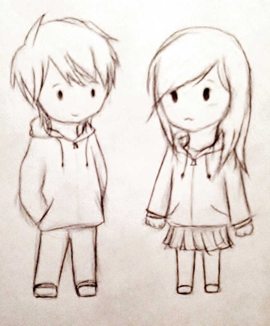 Chibi Cute Anime Couples Drawings Anime Wallpapers