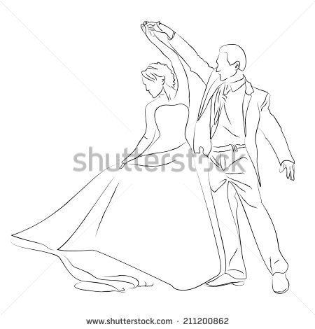 450x470 Photos How To Draw Couples Dancing, - Couple Dancing Sketch