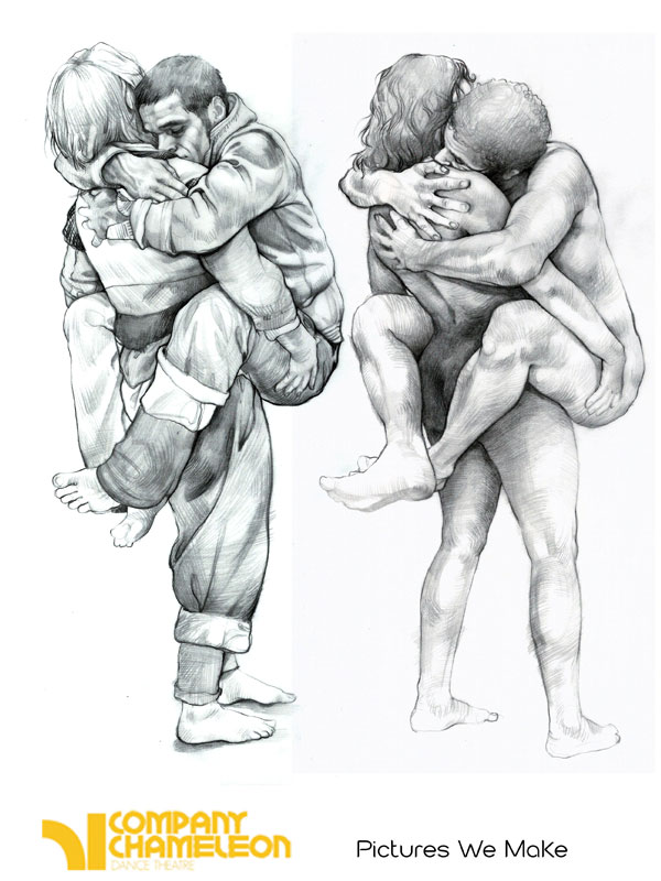 600x800 Work With Company Chameleon Karolful Dance - Couple Dancing Sketch