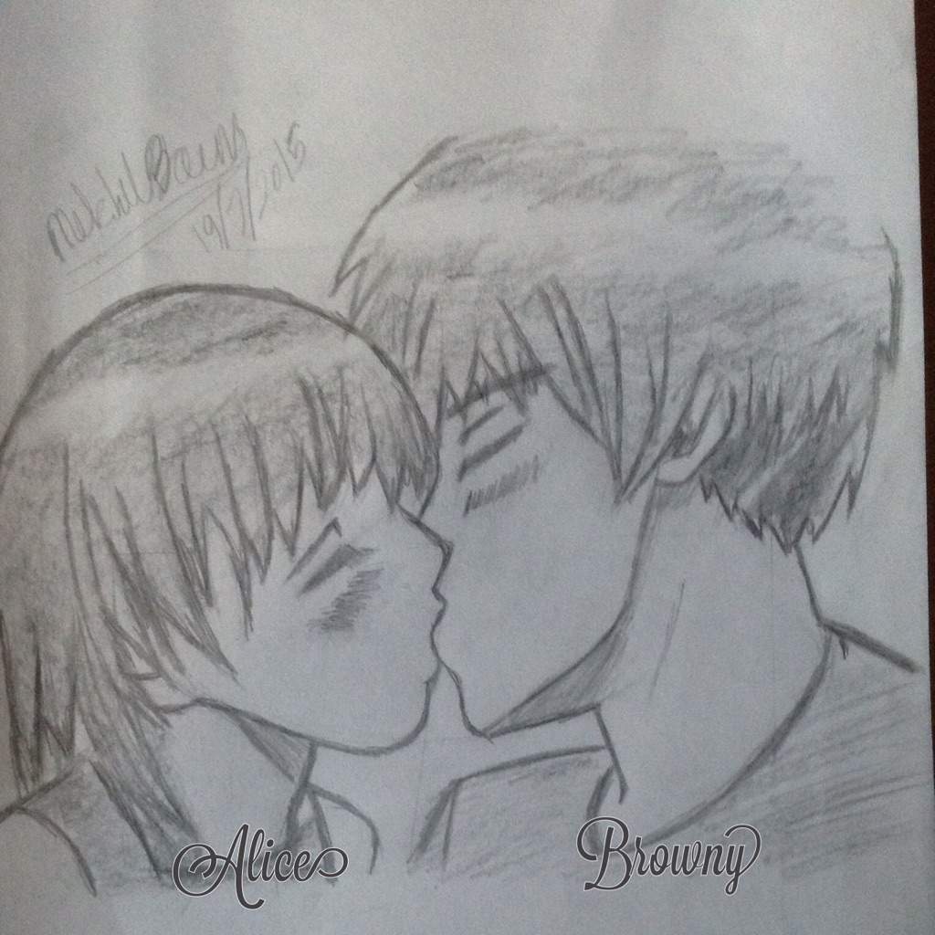 1024x1024 Couple Kissing Sketch Anime Amino - Couple Kissing Sketch
