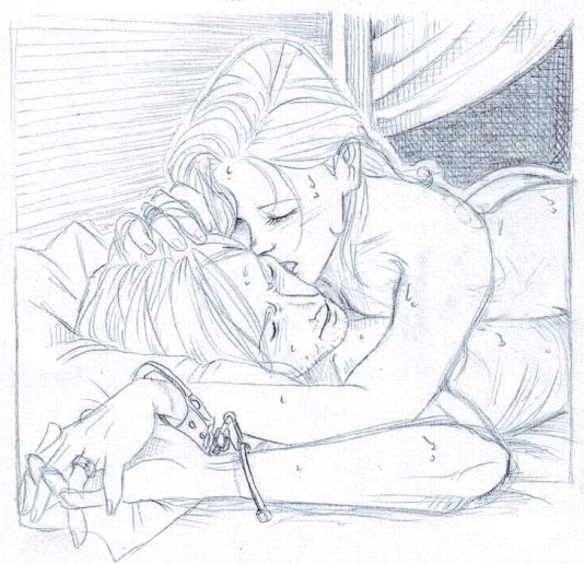 534x516 12 Sketches For Hot Couples By Artist - Couple Sketch