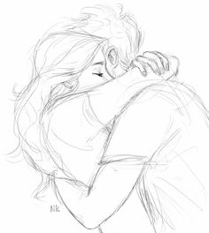 236x264 Hipster Couple Drawings Tumblr - Couple Sketch