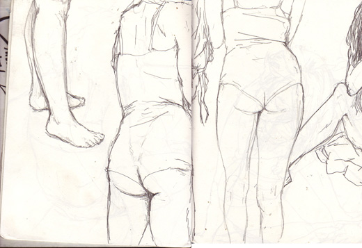 520x357 Broken Fingaz Sketch Books - Couple Sketch Pictures