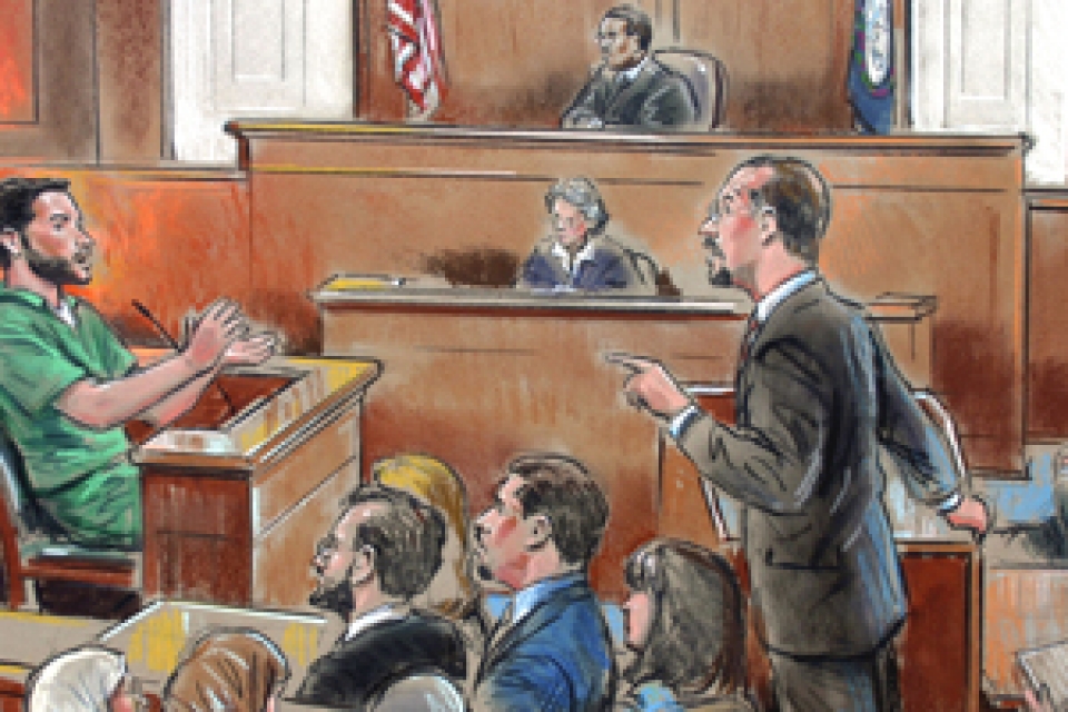 960x640 Courtroom Sketch Art On Display - Court Sketch