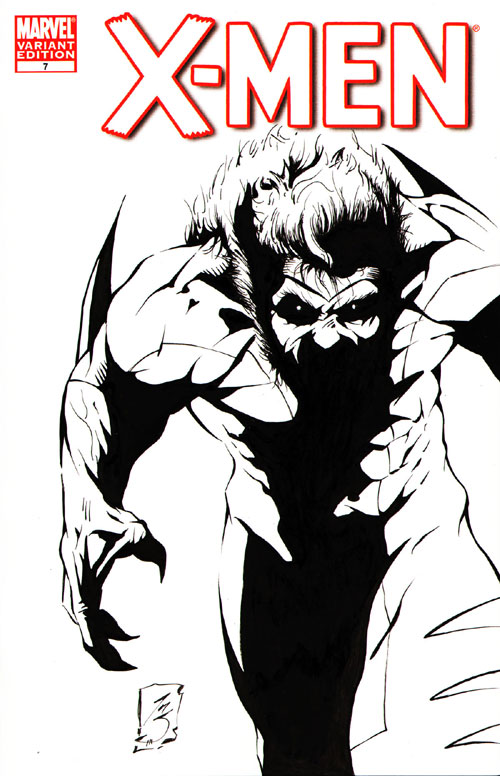 500x776 Getting A Blank Comic Cover Sketched - Cover Sketch