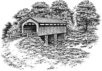 360x252 318i Covered Bridge - Covered Bridge Sketches