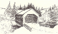 240x139 Summer Bridges, Winter Bridges, Covered Bridges Outaouais - Covered Bridge Sketches