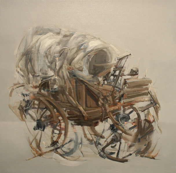608x600 Daniel Ochoa Art El Covered Wagon Study - Covered Wagon Sketch