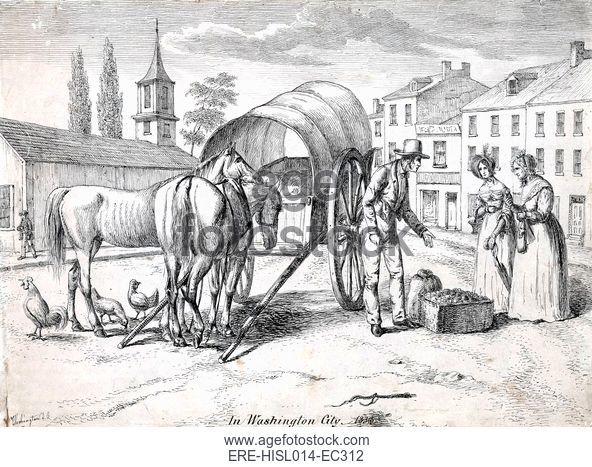 592x467 Selling Covered Wagon Stock Photos And Images Age Fotostock - Covered Wagon Sketch