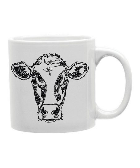 452x543 Everyday Mug Cow Face Sketch Mug Zulily - Cow Face Sketch