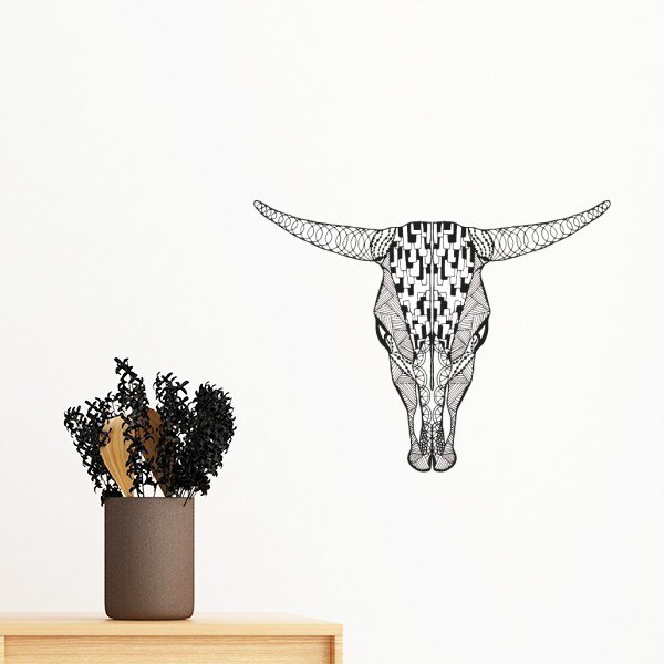 600x600 Online Shop Long Face Cow Animal Portrait Sketch Removable Wall - Cow Face Sketch