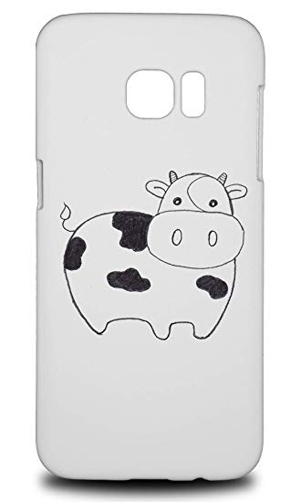330x550 Cute Farm Cow Sketch Drawing - Cow Sketch