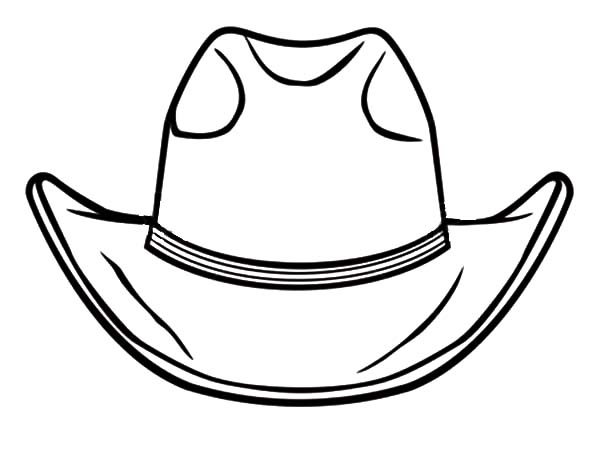 Cowboy Hat Sketch at PaintingValley.com | Explore collection of Cowboy ...