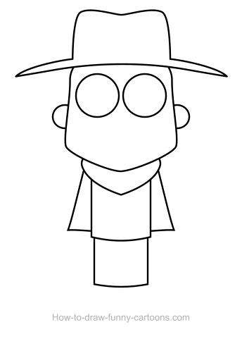 344x481 Cowboy Drawings (Sketching + Vector) - Cowboy Sketch Drawings