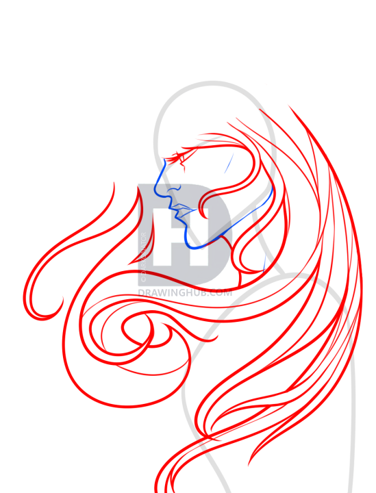 549x720 Cowgirl Drawing Tutorial, Step By Step, Drawing Guide, By - Cowgirl Sketch