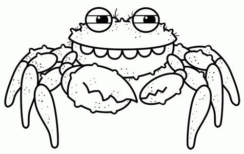 500x316 Crab Drawing Sketch Drawing Skill - Crab Sketch