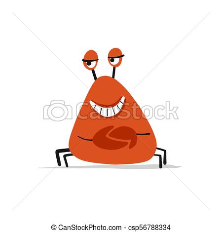 450x470 Funny Crab, Sketch For Your Design. Vector Illustration. - Crab Sketch Images