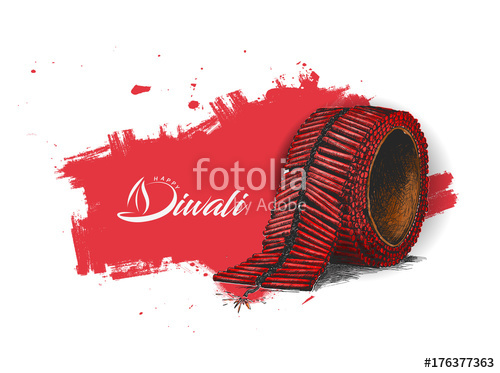 500x373 Diwali Crackers, Hand Drawn Sketch Vector Illustration. Stock - Crackers Sketch