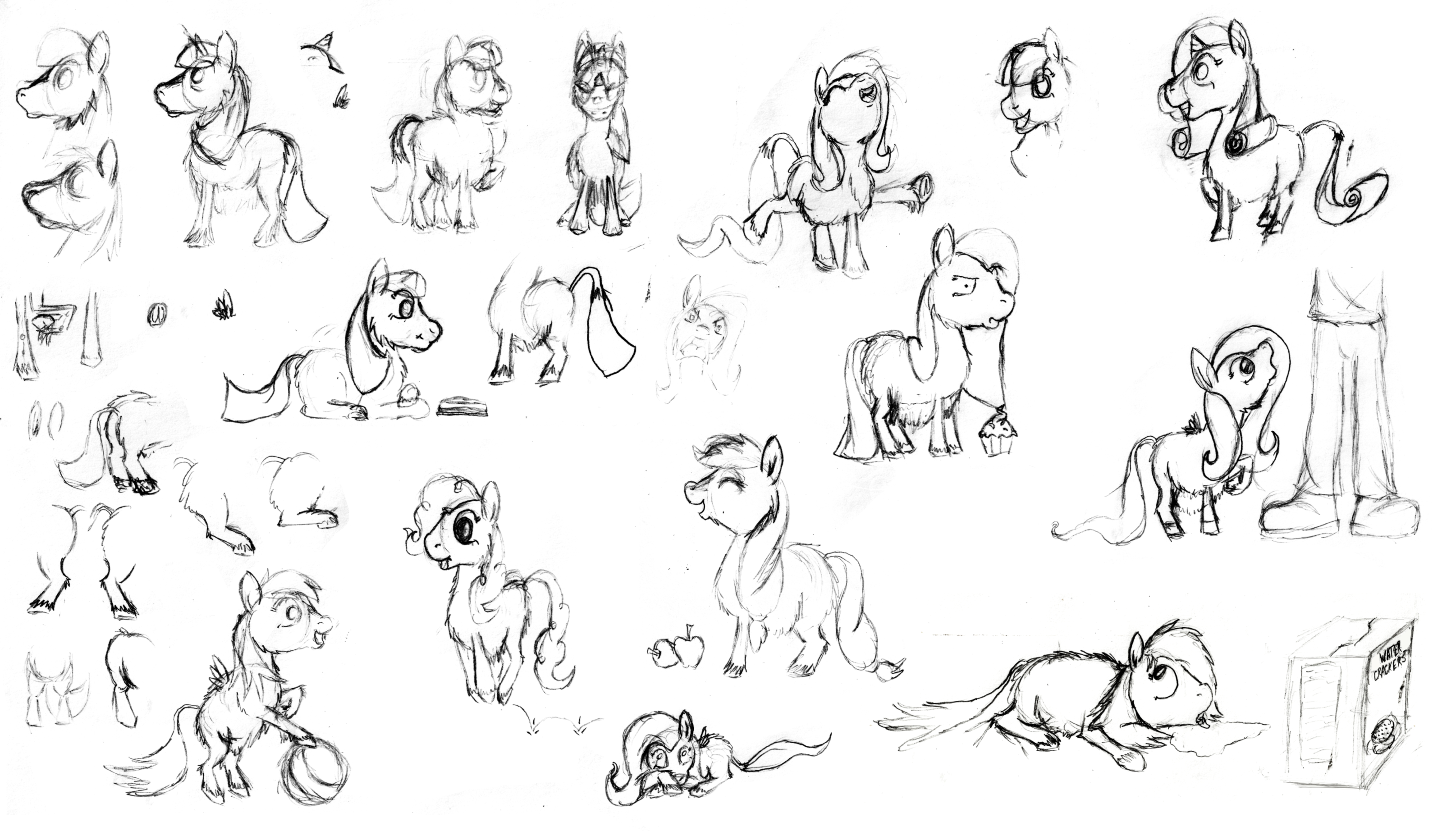 3230x1844 Image 13577 Applejack Artistfluffsplosion Crackers - Crackers Sketch