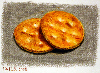 420x306 Sketching Crackers Step By Step Images - Crackers Sketch