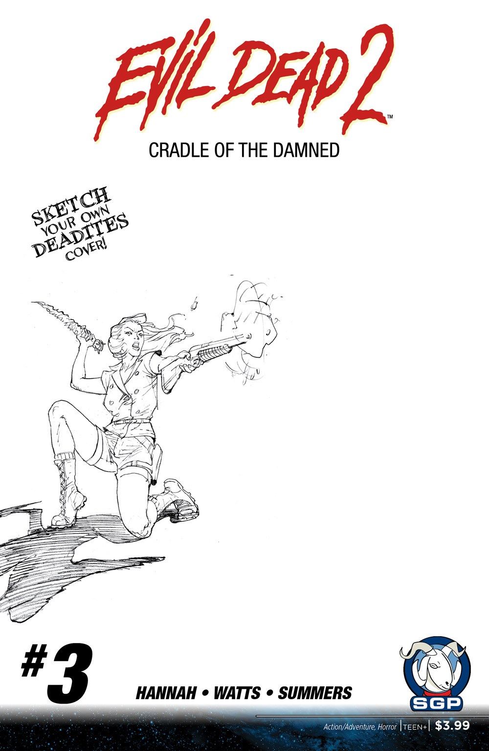 1000x1537 Evil Dead 2 Comic Books Cradle Of The Damned 3 - Cradle Sketch