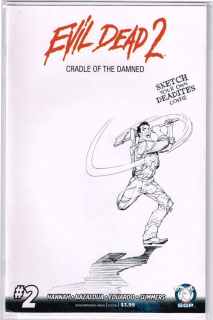 426x640 Evil Dead 2 Cradle Of The Damned 1 Blank Sketch Variant Limited - Cradle Sketch