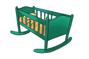 300x200 How To Draw Cradle Step By Step - Cradle Sketch