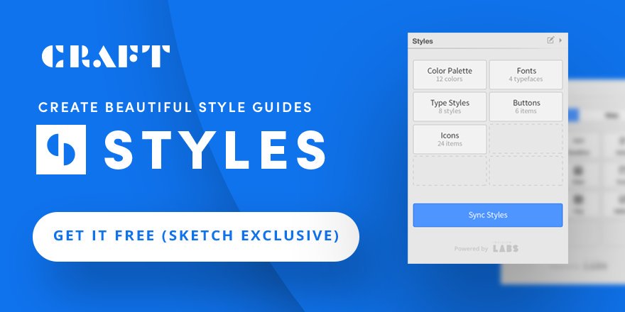 880x440 Invision On Twitter The Latest From Craft Is Styles, A Sketch - Craft Sketch