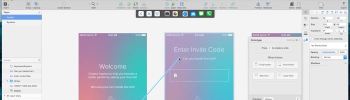 700x200 Prototype By Invision Craft Sketch App Rocks! - Craft Sketch