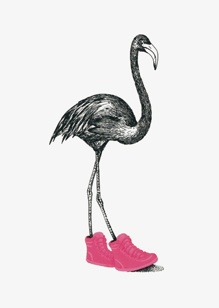 440x618 Sketch Of Red Crowned Crane Bird, Bird Clipart, Sketch, Red - Crane Bird Sketch