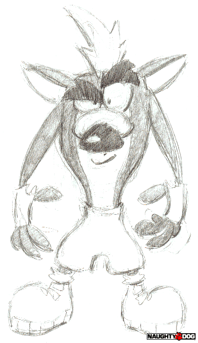 406x703 Crash Gallery - Crash Sketch